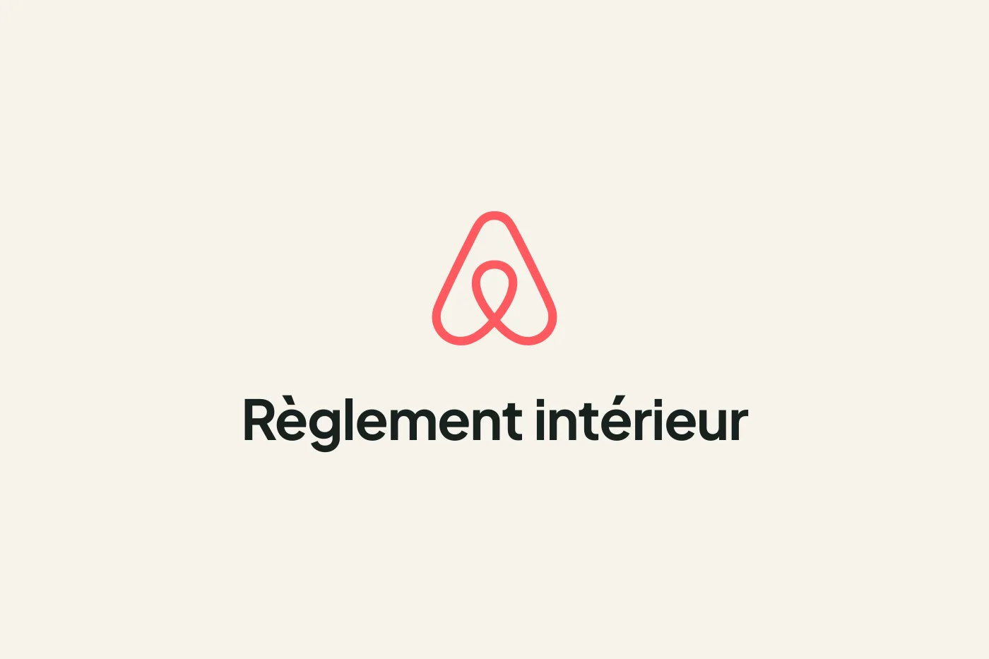 Cover Airbnb : modèle de règlement intérieur