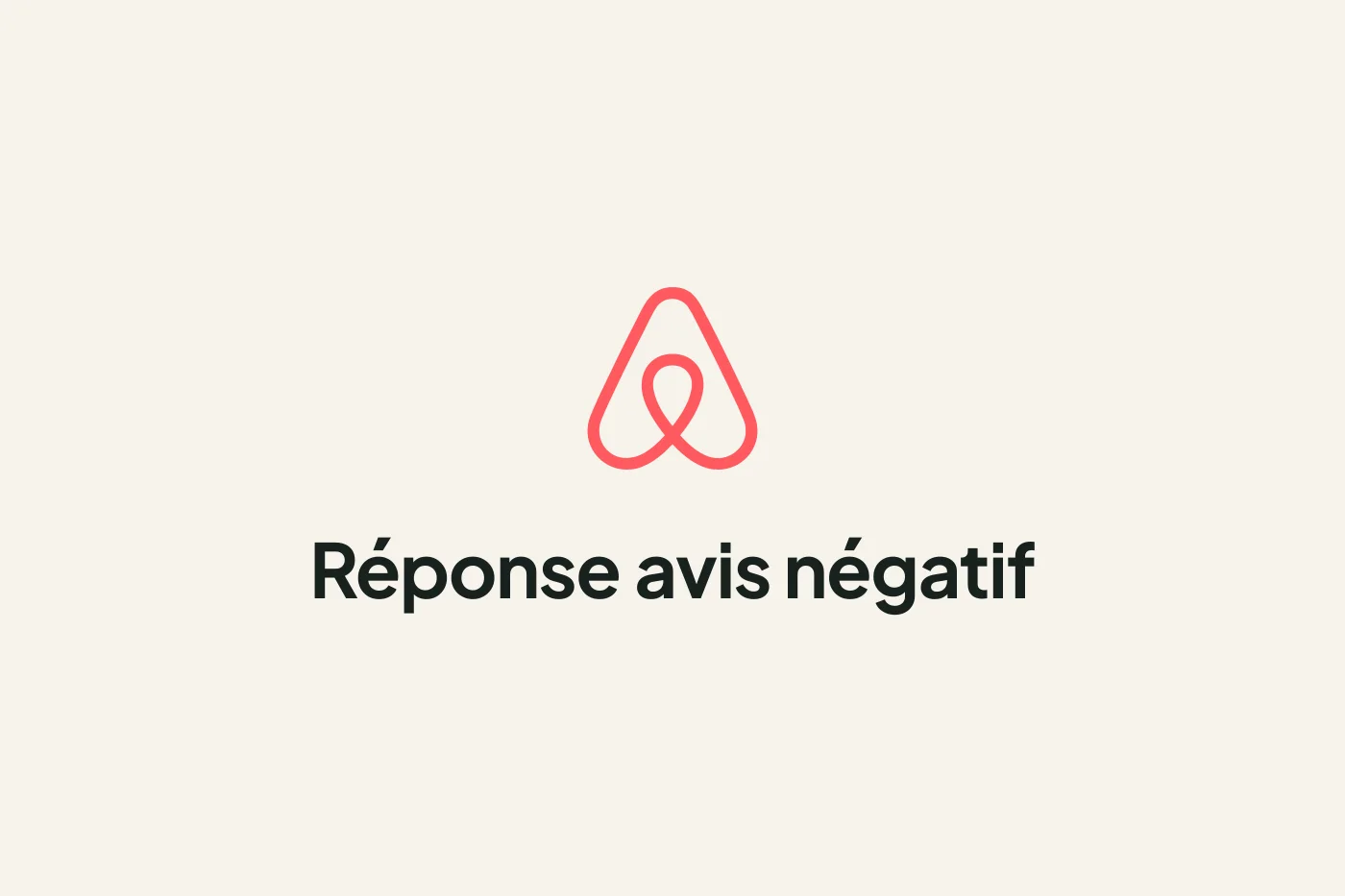 Cover Airbnb : modèle de réponse à un avis négatif